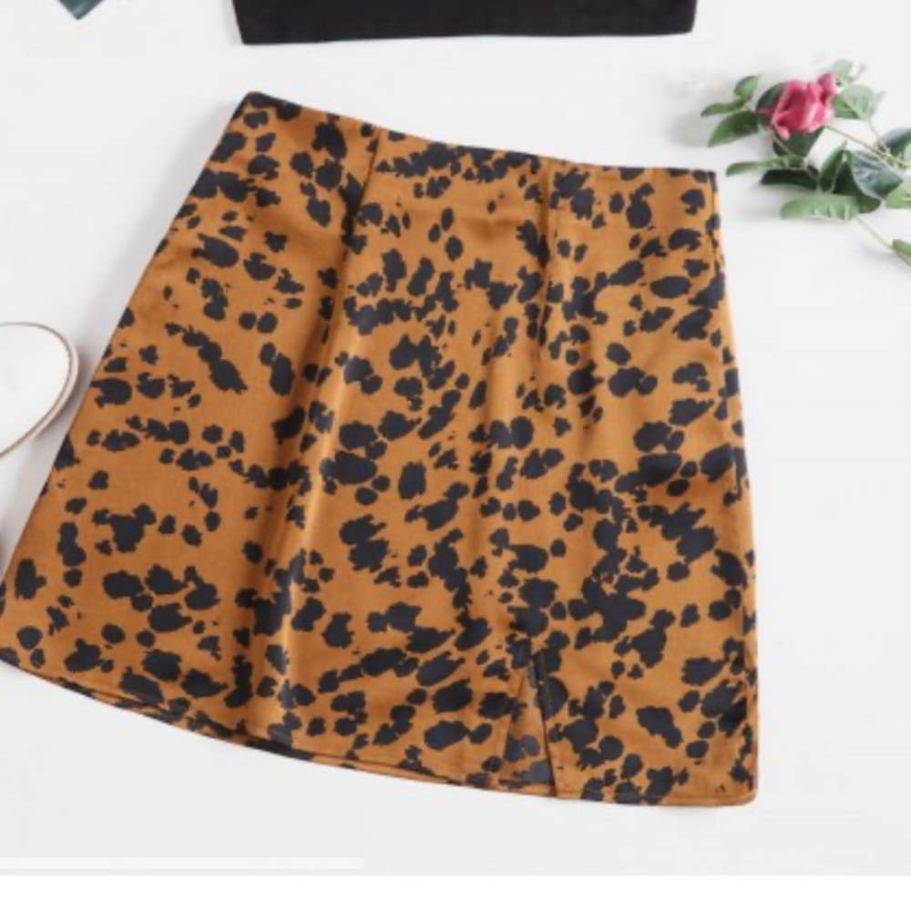 ZAFUL Leopard Print Skirt